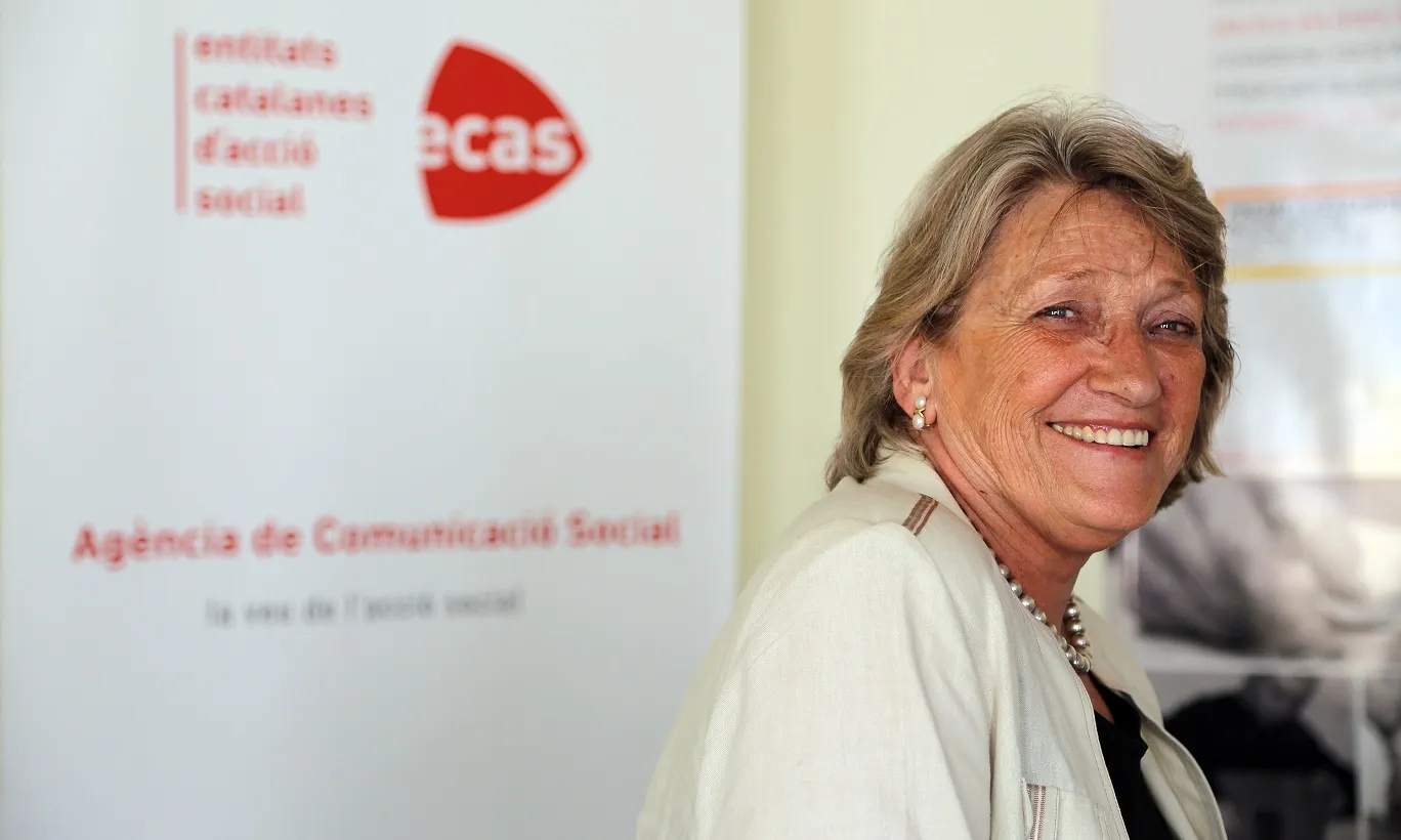 Teresa Crespo, membre de la vocalia de Pobresa de la federació d'Entitats Catalanes d'Acció Social (ECAS)