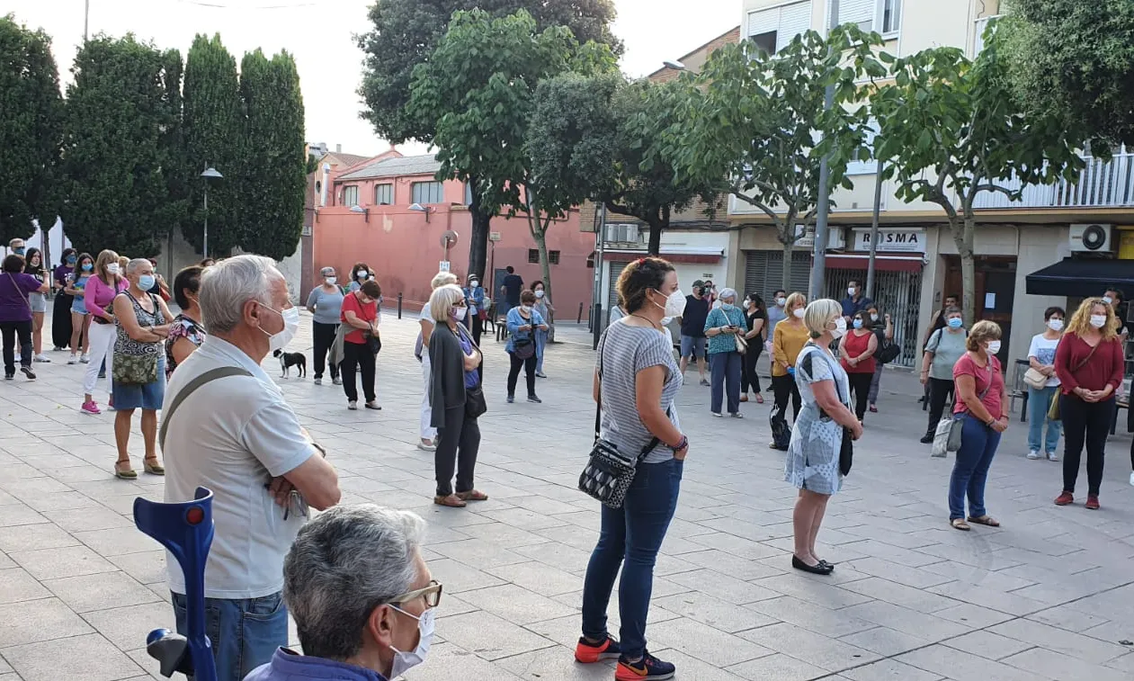 Concentració contra la violència de gènere