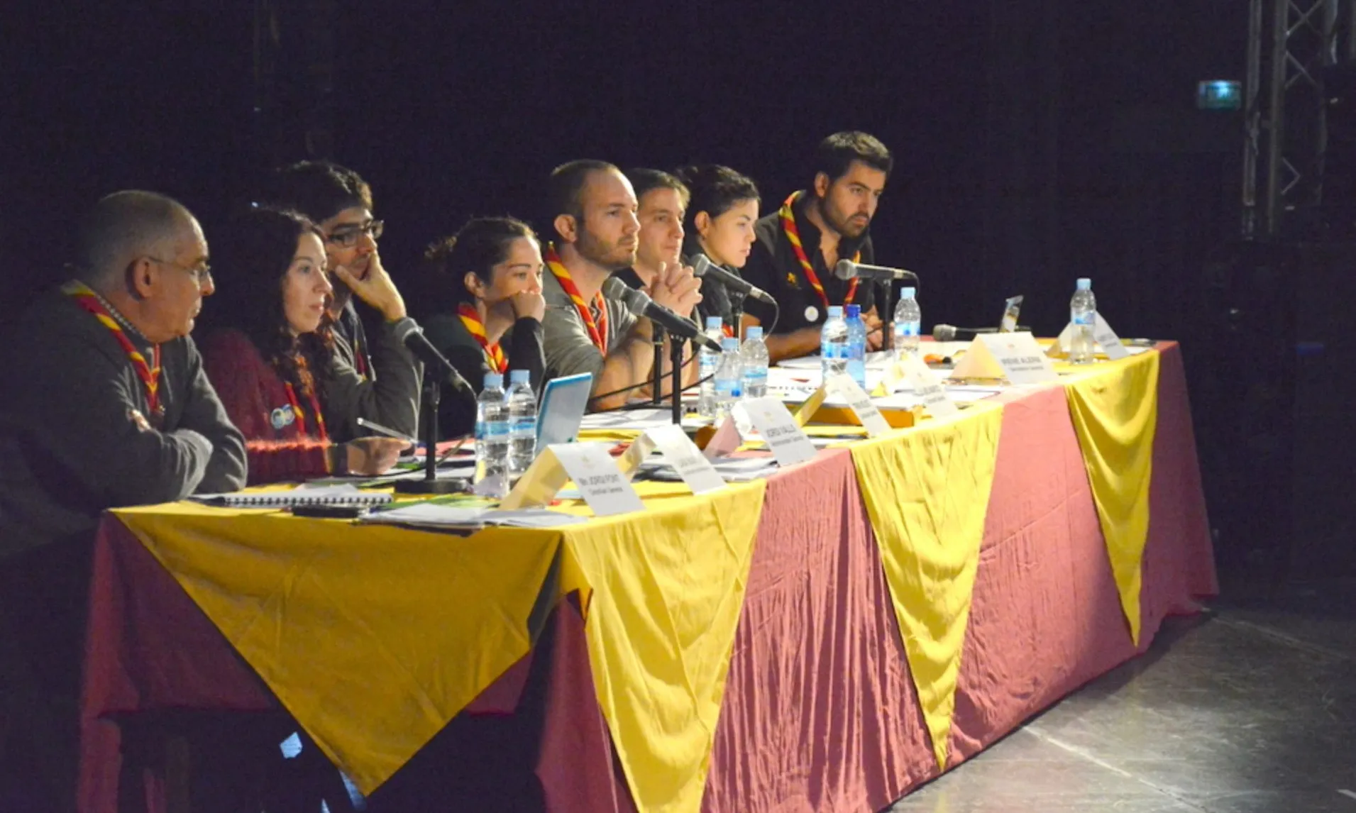 Trini Molist i Lluís Marco, ex comissaris generals de Minyons Escoltes i Guies de Catalunya