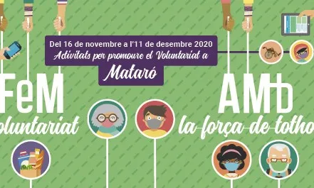 La Festa del Voluntariat de Mataró se celebrarà el dia 4 de desembre.