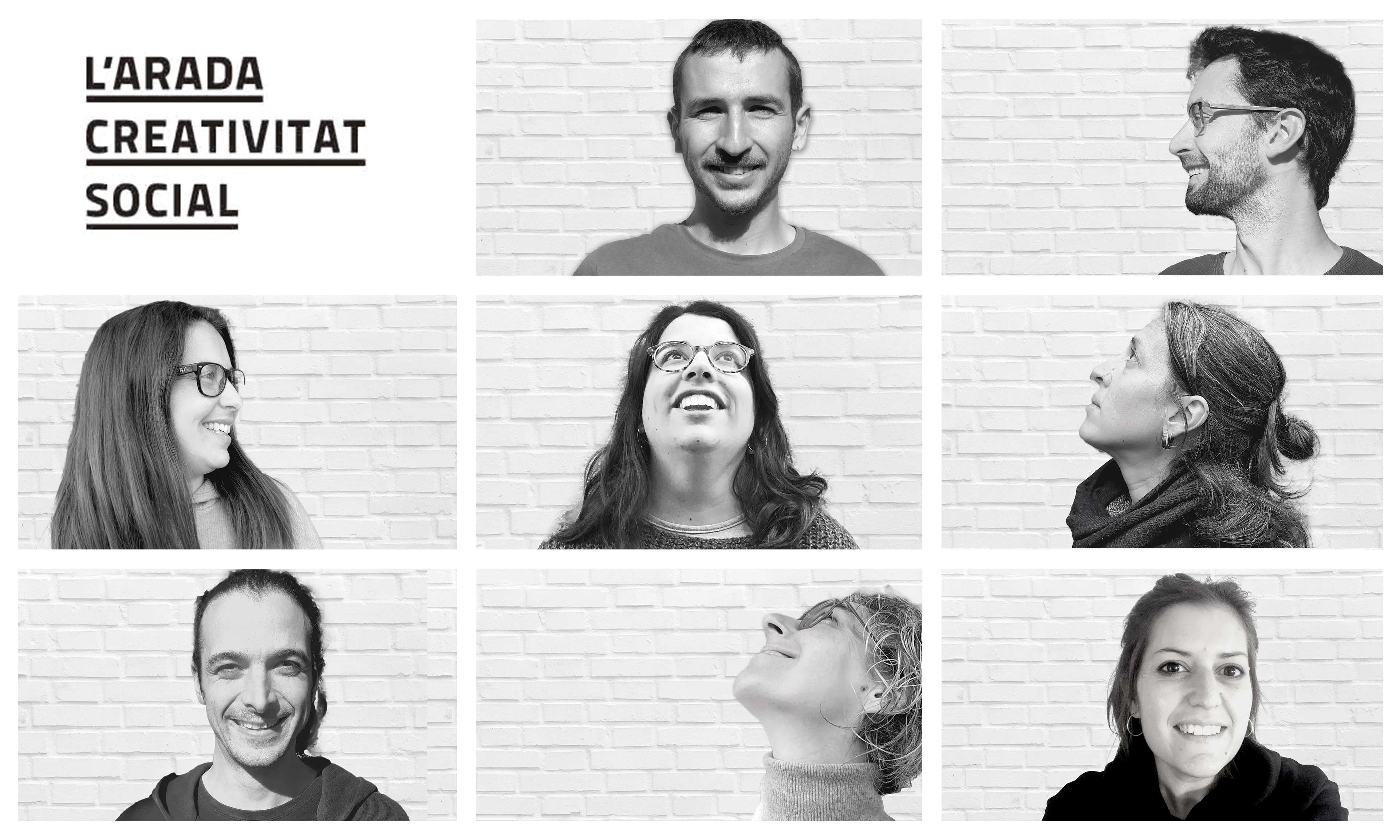Els membres de l'equip de la cooperativa Arada Creativitat Social.