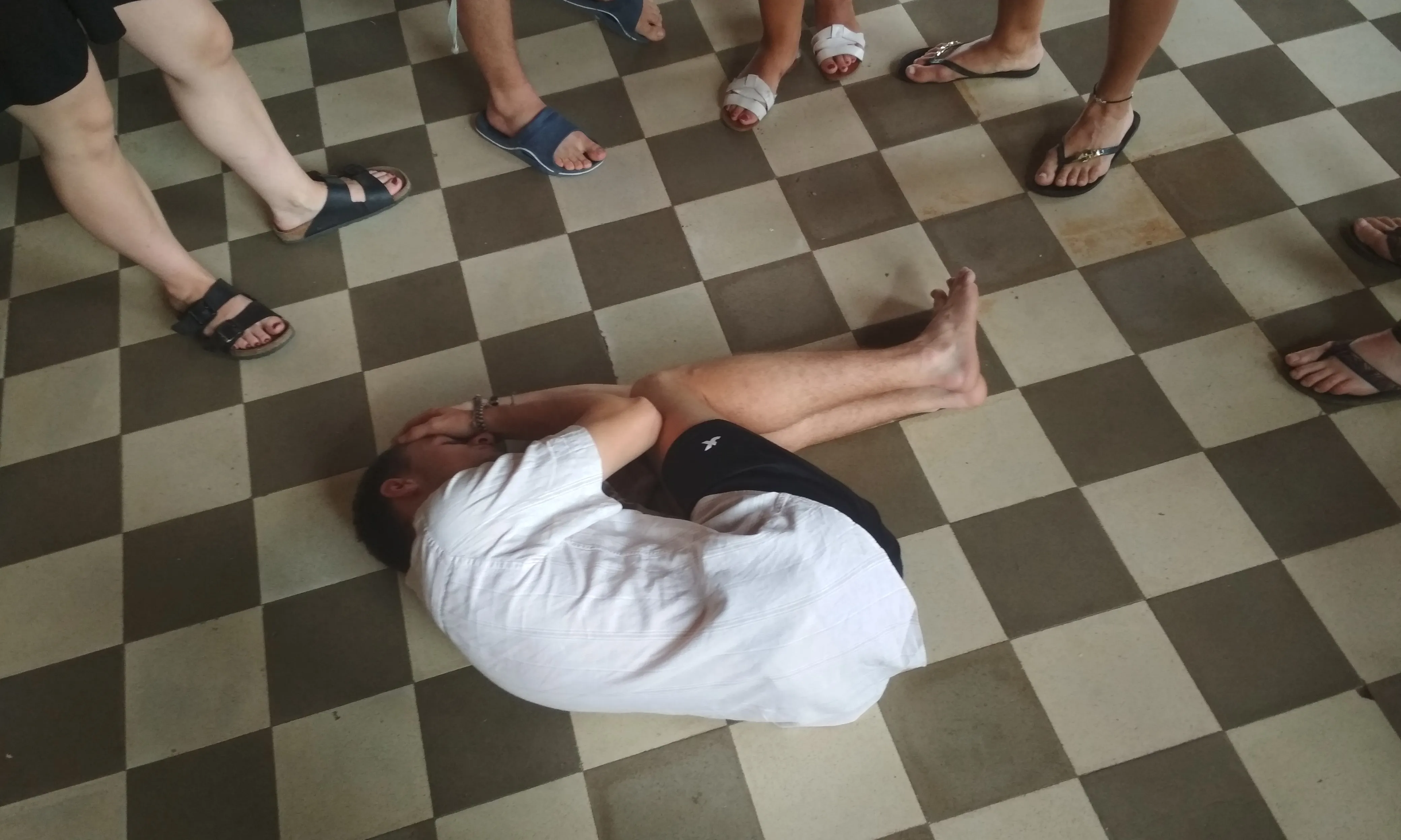 Una de les activitats durant el camp de treball al centre penitenciari de joves