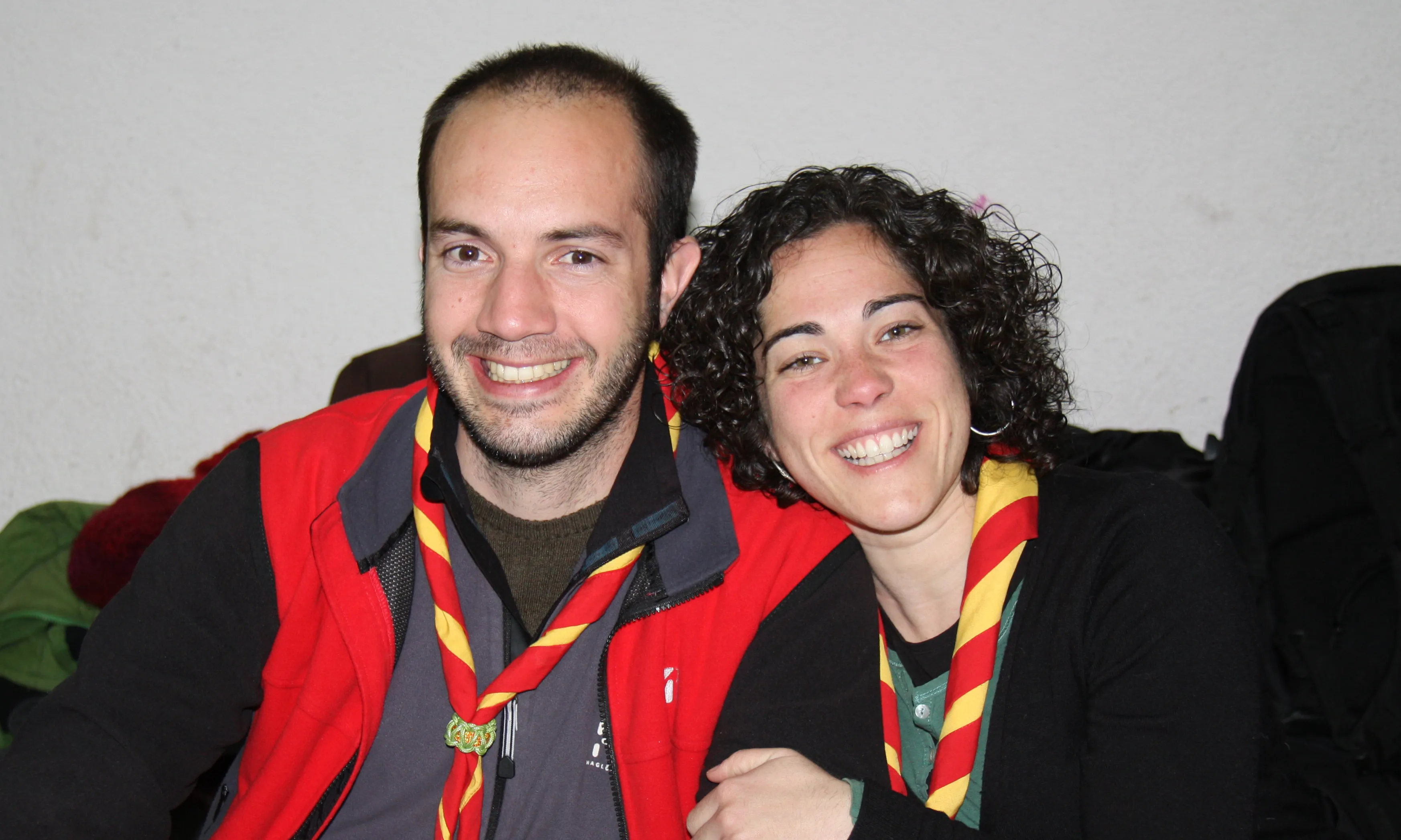 Trini Molist i Lluís Marco, ex comissaris generals de Minyons Escoltes i Guies de Catalunya