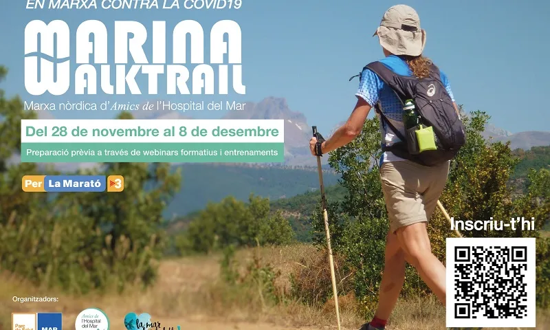 La Marina Walktrail d'enguany col·labora en la investigació sobre la Covid.