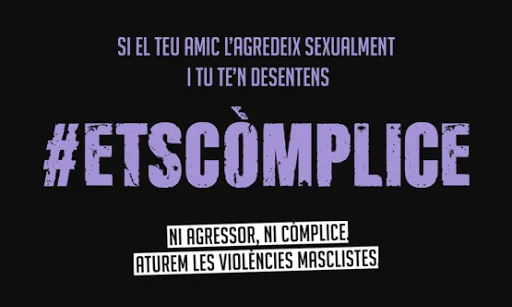 La campanya 'Ni agressor, ni còmplice' va dirigida al jovent entre 12 i 25 anys.