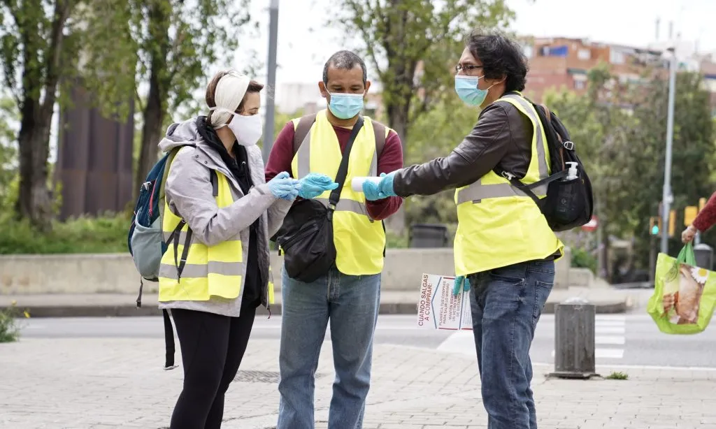 La tasca del voluntariat, més imprescindible que mai.