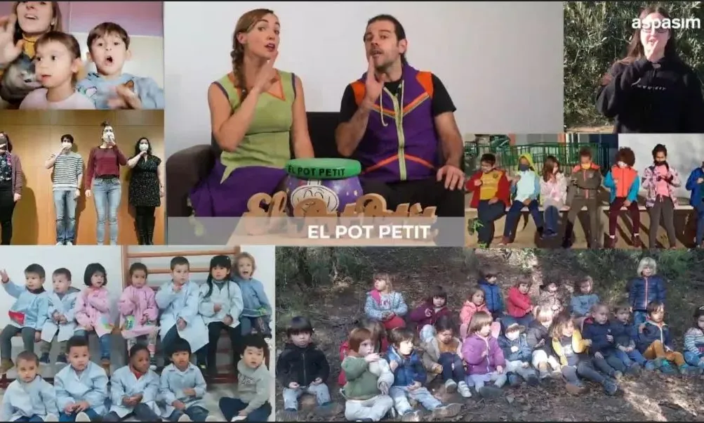 Imatge de la campanya "El botó màgic"