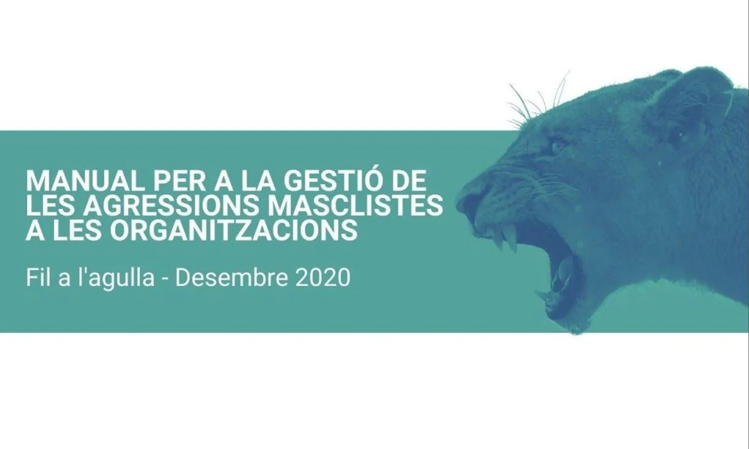 Manual de gestió d'agressions masclistes fil a l'agulla