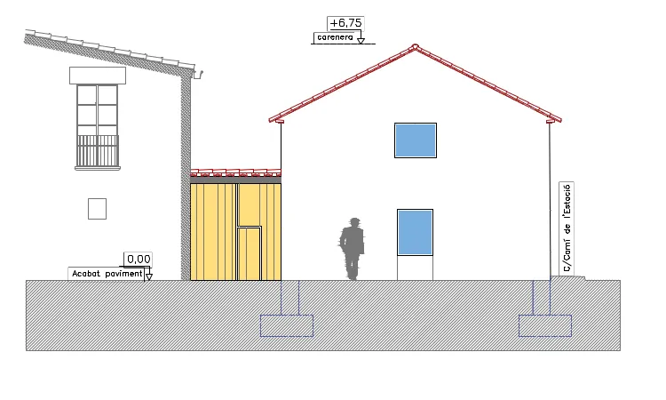 Plànols de l'edifici de l'obrador d'Avantva
