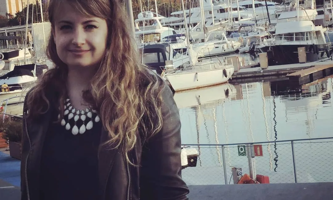 La Dora Tasnadi, voluntària hongaresa a Catalunya.
