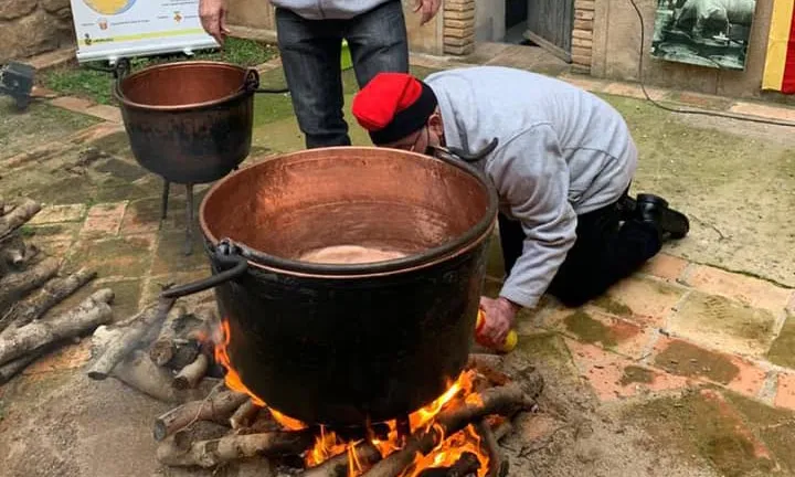Preparació de la sopa de Verges d'enguany.
