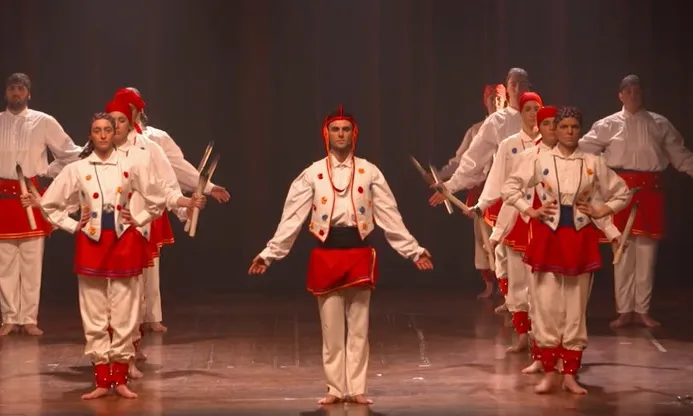 Manuel Cubeles va fundar l'Esbart Margoleny de Les Preses als anys quaranta.