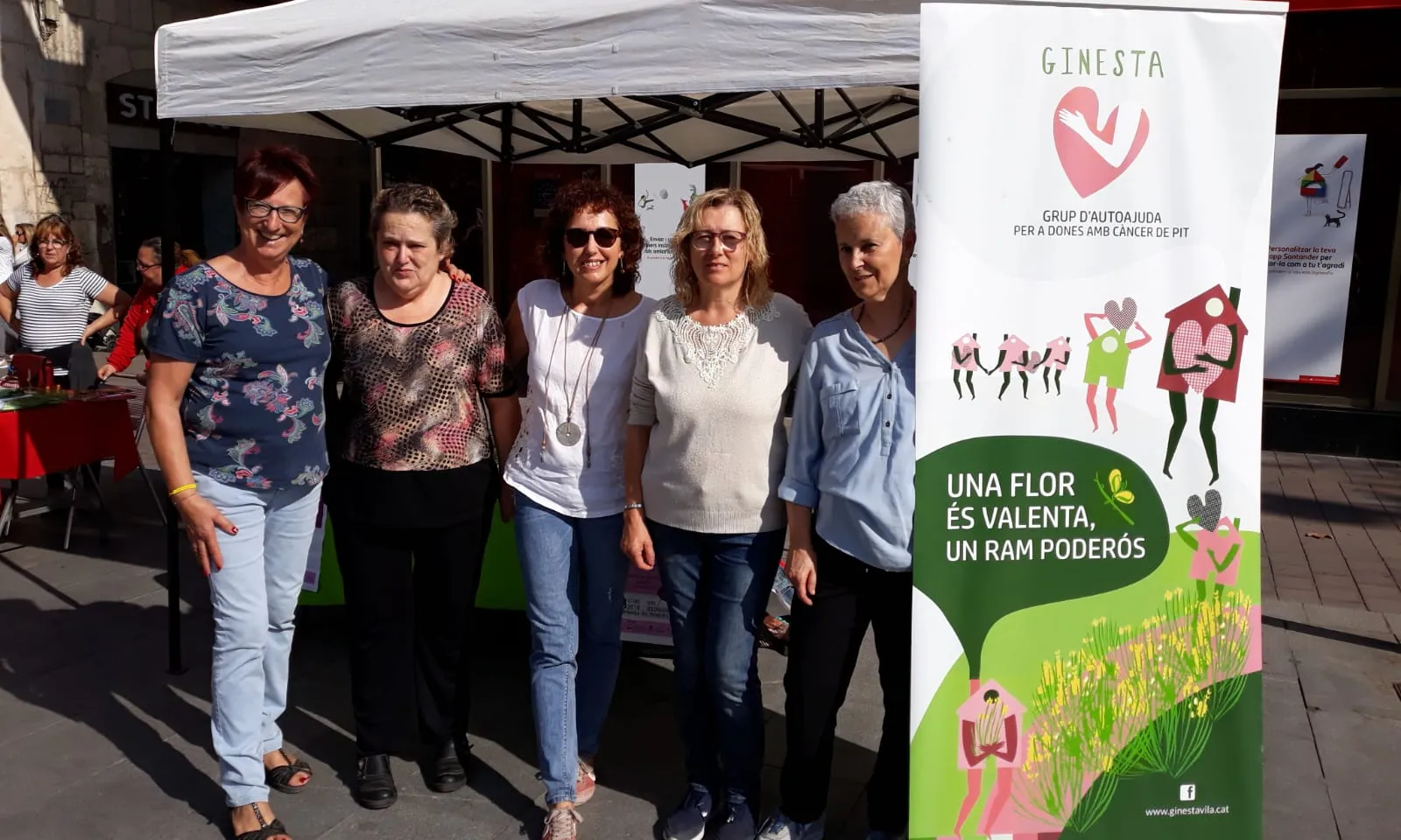 Ginesta és un grup d’autoajuda per a dones amb càncer de pit.