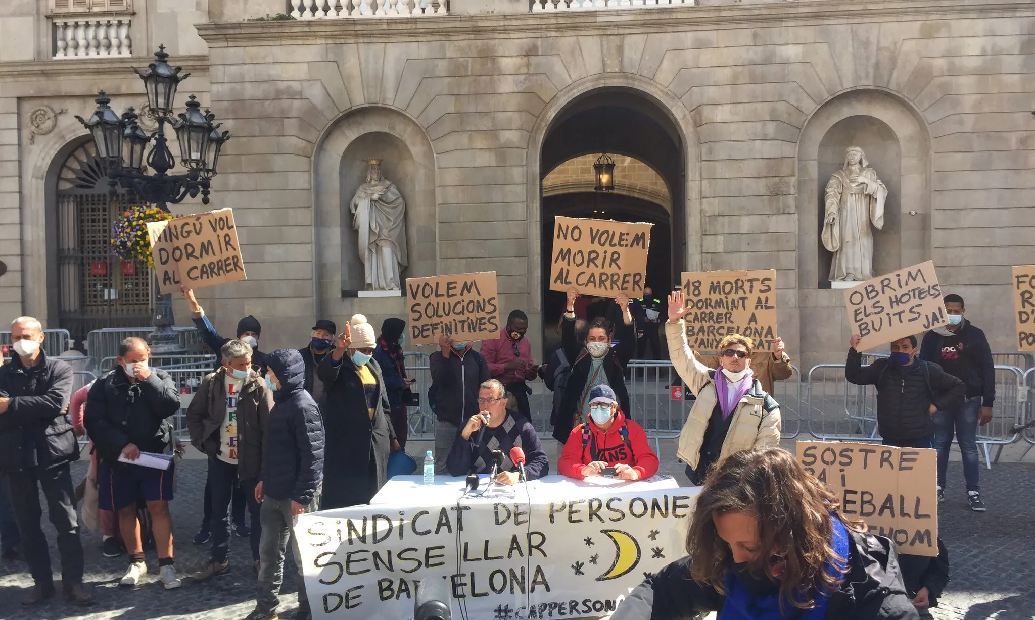 El primer Sindicat de Persones sense llar s'ha creat a Barcelona