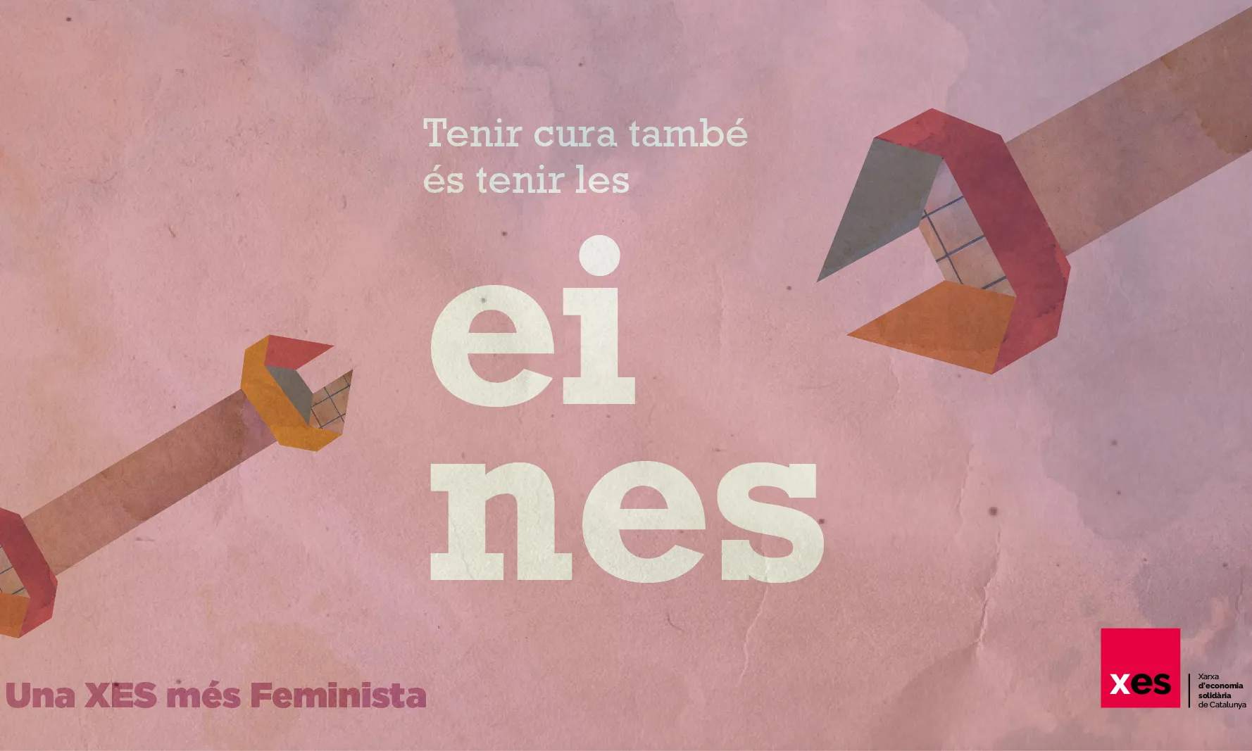 Imatge de la campanya #UnaXESMésFeminista