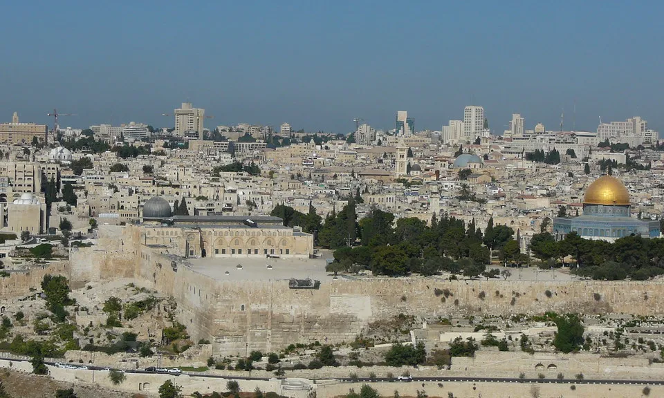 Vista aèria de Jerusalem (de Cycling Man CC BY-NC-ND 2.0)