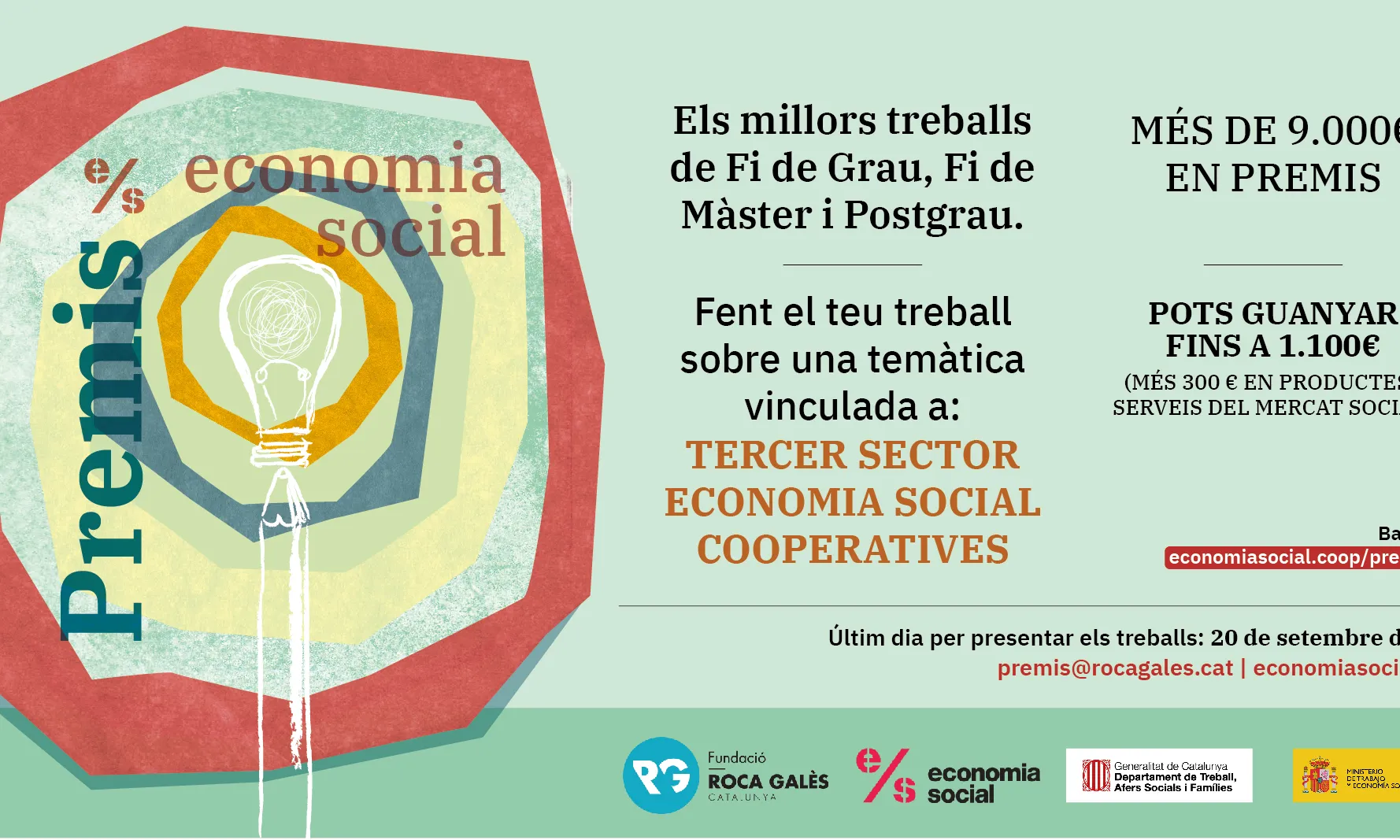 Cartell dels Premis Economia Social 2021