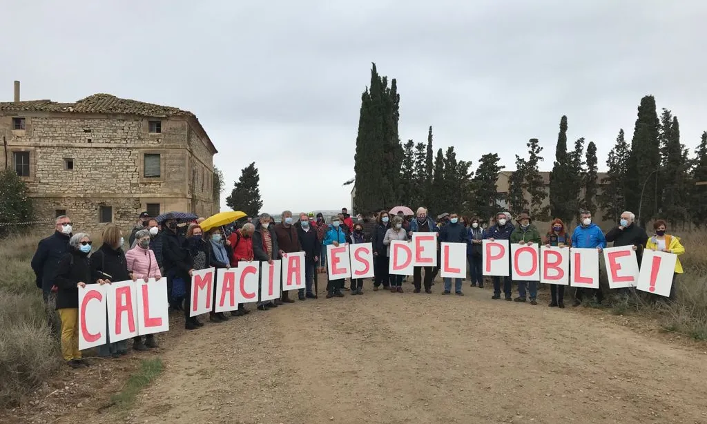 Acte de la Iniciativa popular per a preservar la casa familiar del President Macià a Alcarràs.