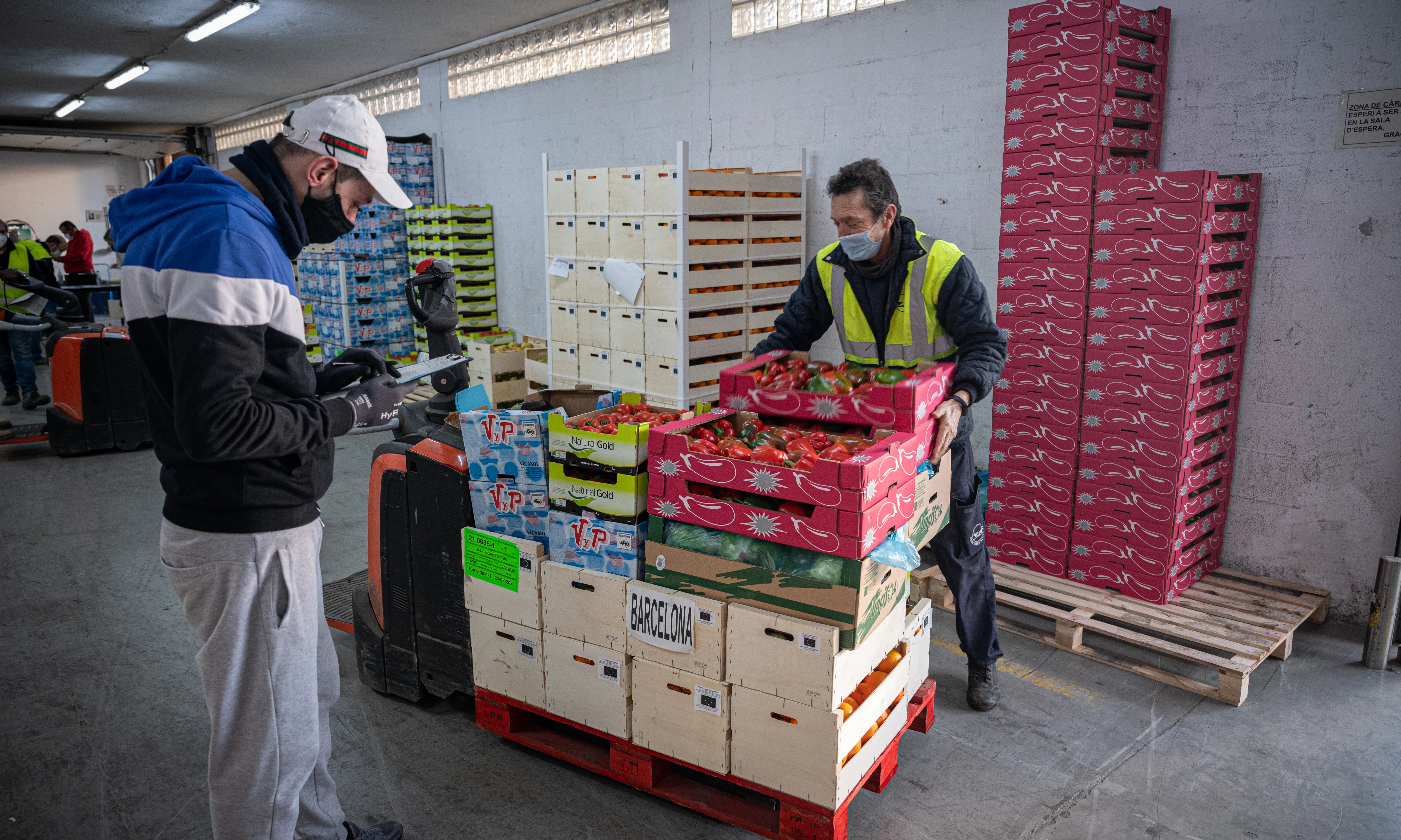 El Banc dels Aliments de Barcelona va distribuir l’any passat 19,8 milions de quilos de menjar.
