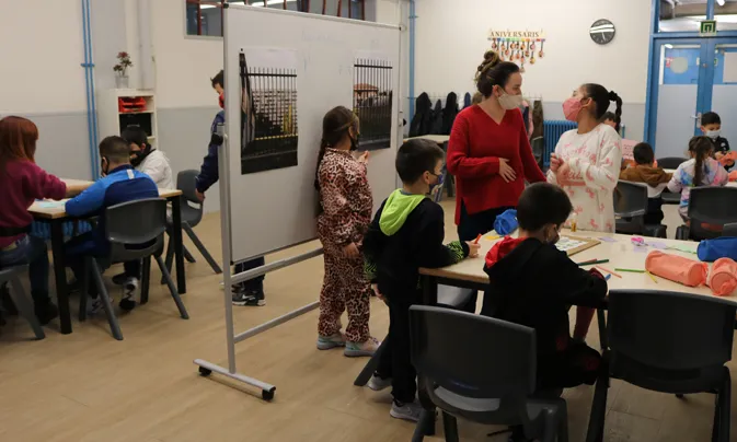 Procés participatiu de transformació i obertura del pati a la comunitat