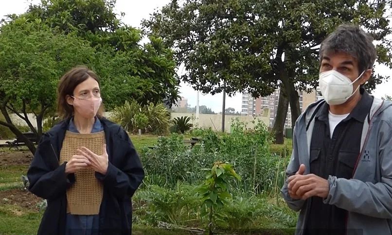 Marta García i Joan Gubern, de la Fundació Els Tres Turons.
