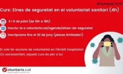 La Federació Catalana de Voluntariat Social vol tractar les principals normes de seguretat i higiene. Font: Federació Catalana de Voluntariat Social.