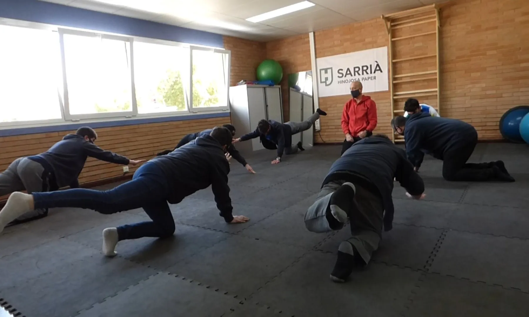 El Centre Ocupacional ofereix sessions de Pilates per lluitar contra el sedentarisme i l'envelliment prematur. 