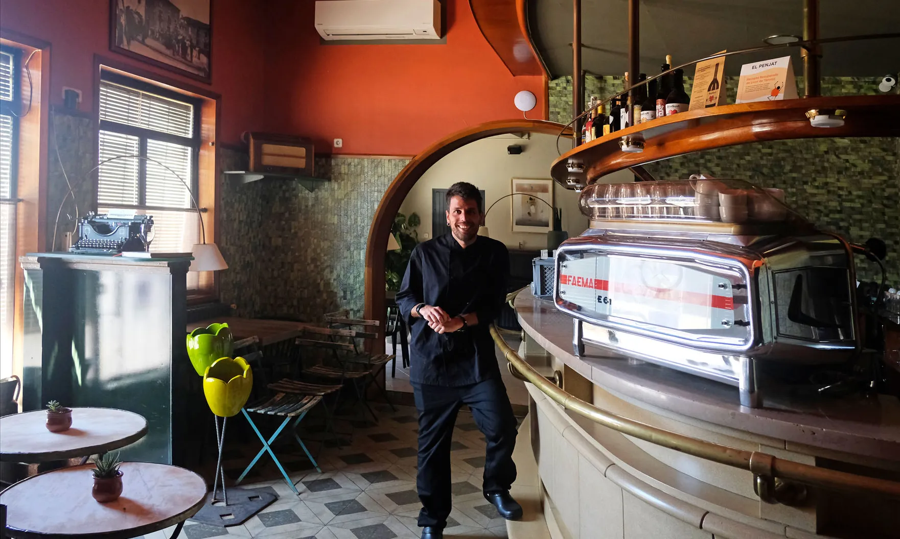 Sergi Torres, educador social, coordina el projecte des de fa mig any.