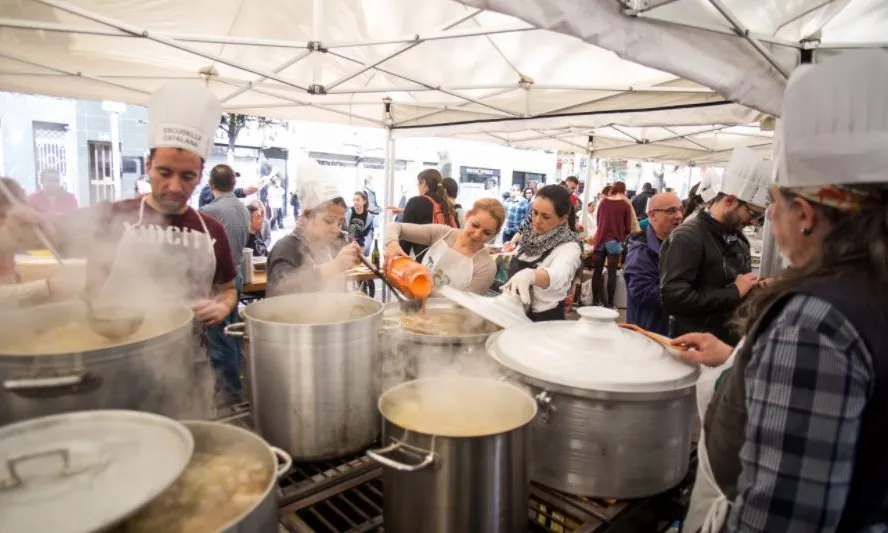 Una imatge d'una de les edicions del ‘Festival de Sopes del Món Mundial’.