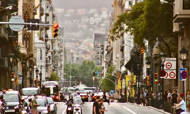 Un carrer de Barcelona