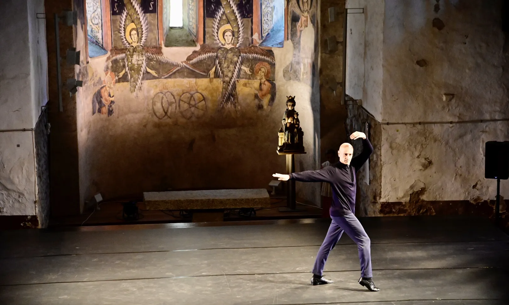 Cesc Gelabert en la inauguració del Dansàneu