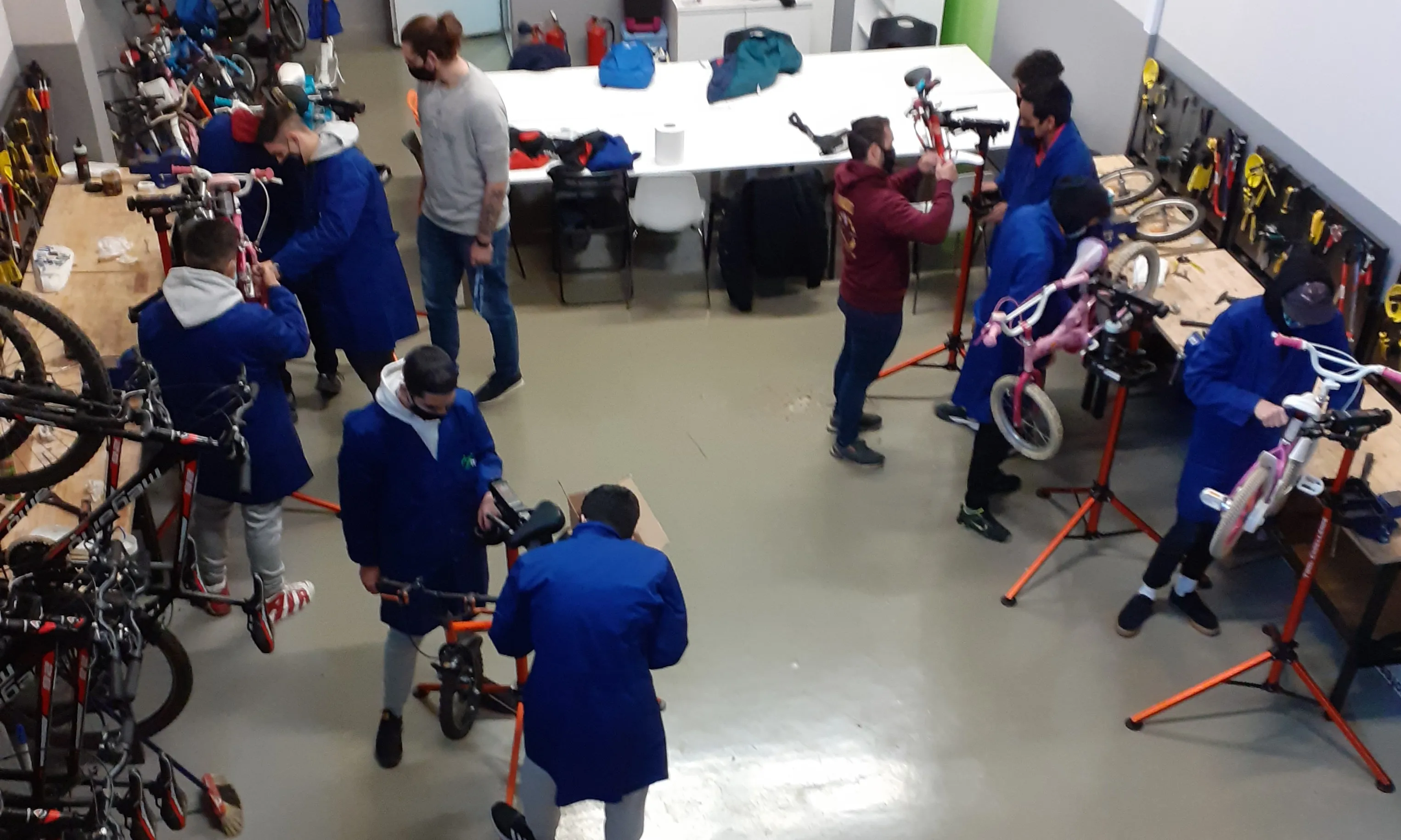 Al Projecte BTT participen joves amb diferents perfils i formació diversa.
