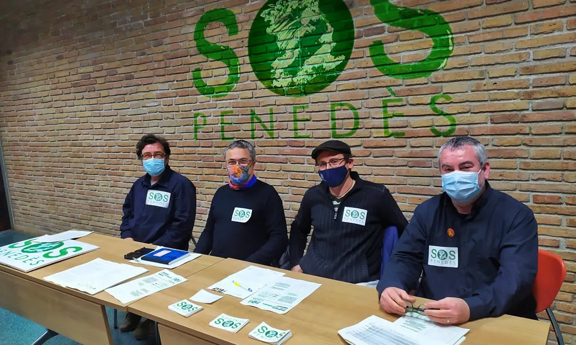 SOS Penedès ha presentat diverses propostes al pla territorial del Penedès.