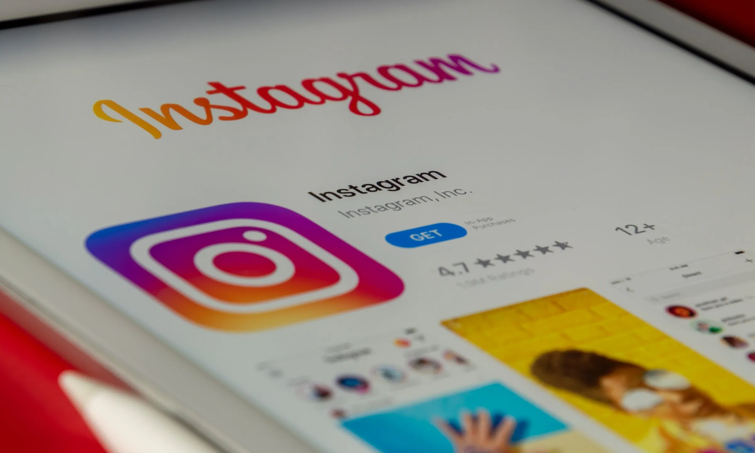 Aplicació d'instagram en un smartphone