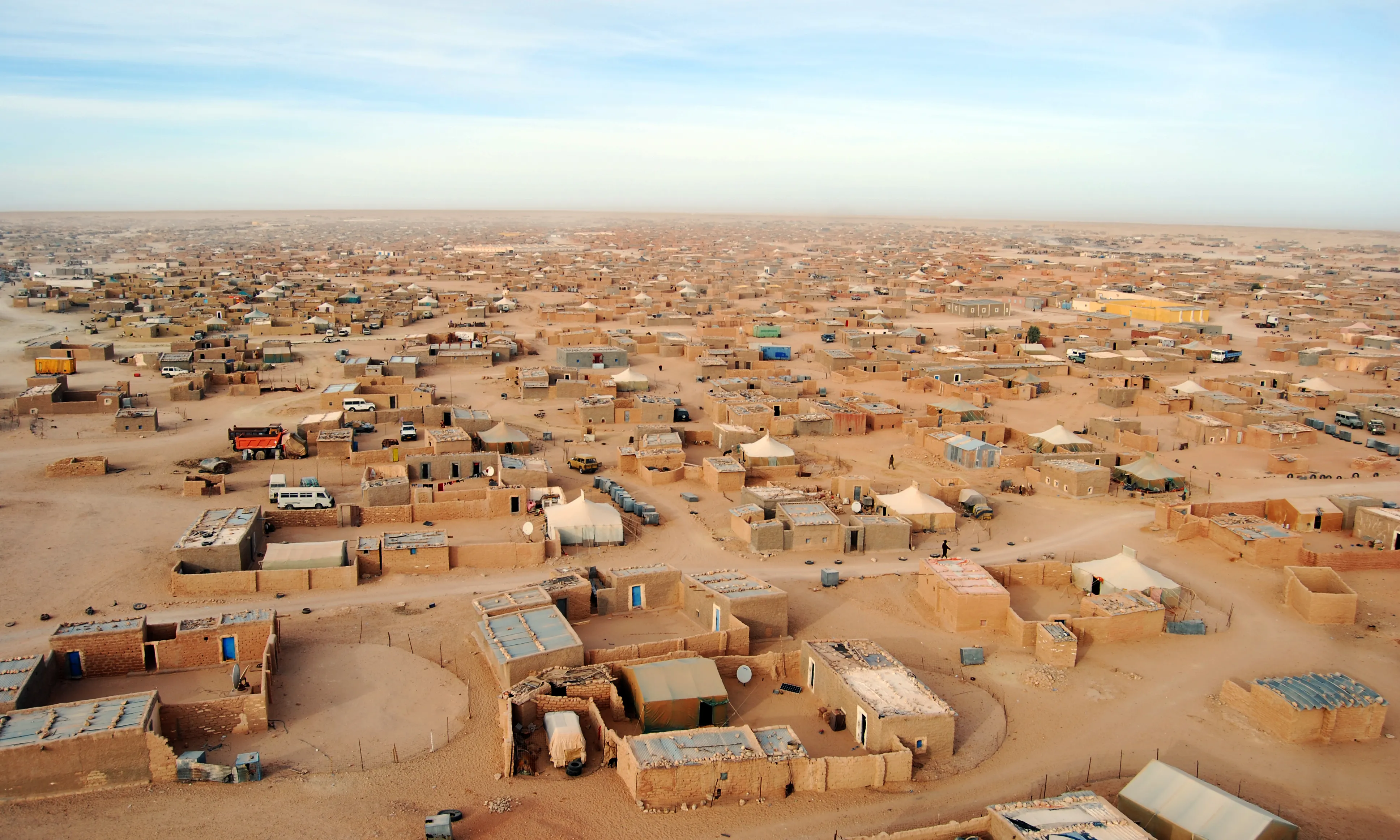 El campament de refugiats d'Smara és dels més grans de la zona del Sàhara occidental.