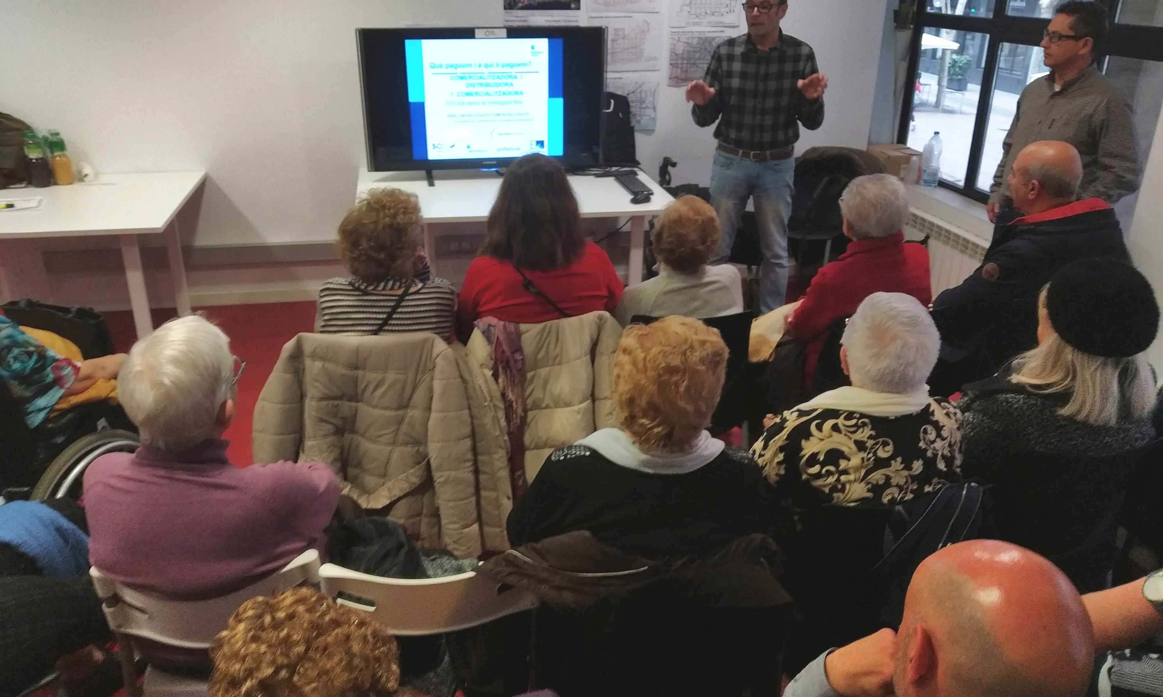 El programa Energia Justa també ofereix tallers per informar sobre una contractació justa.