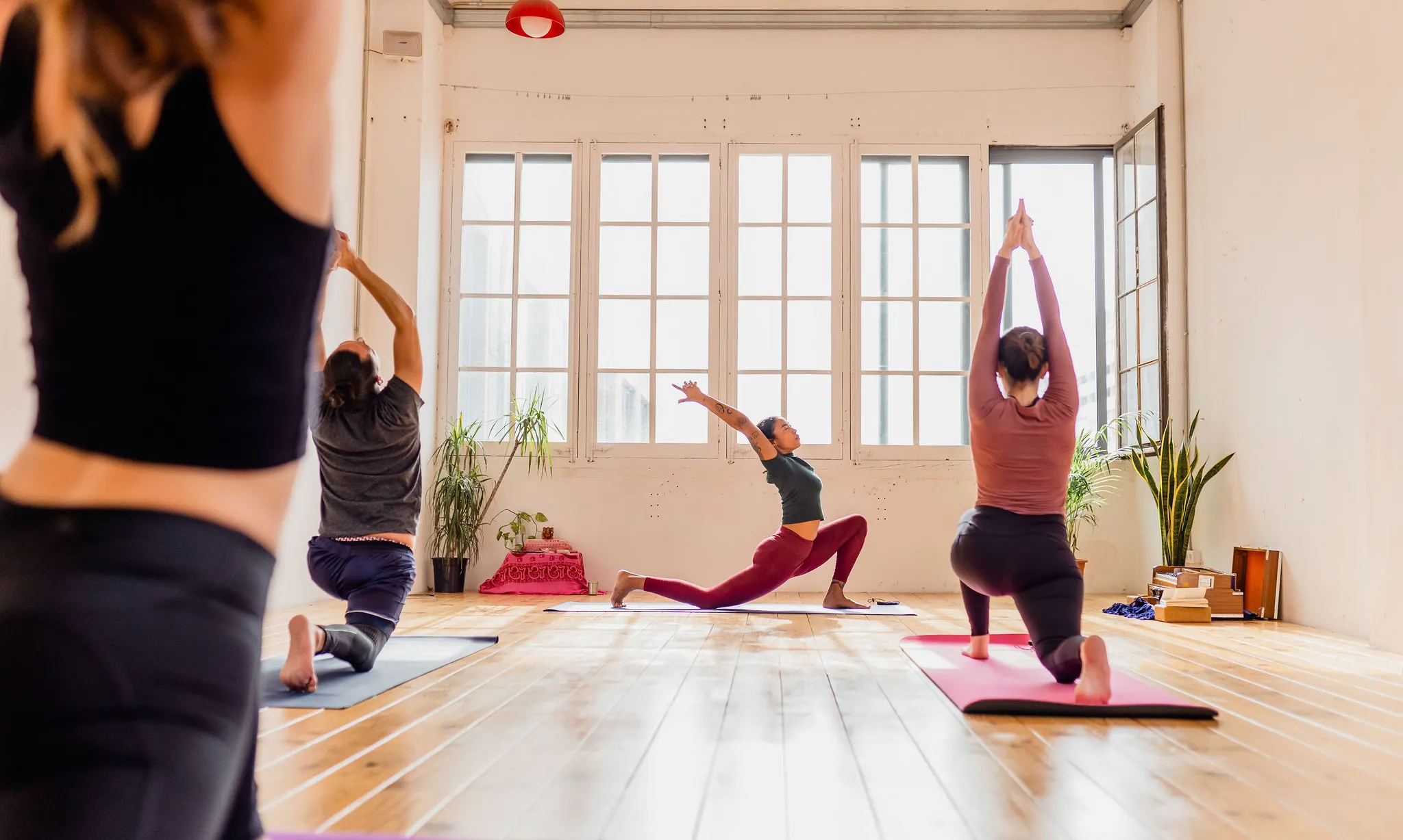 Una de les classes de Yoga Alegre.