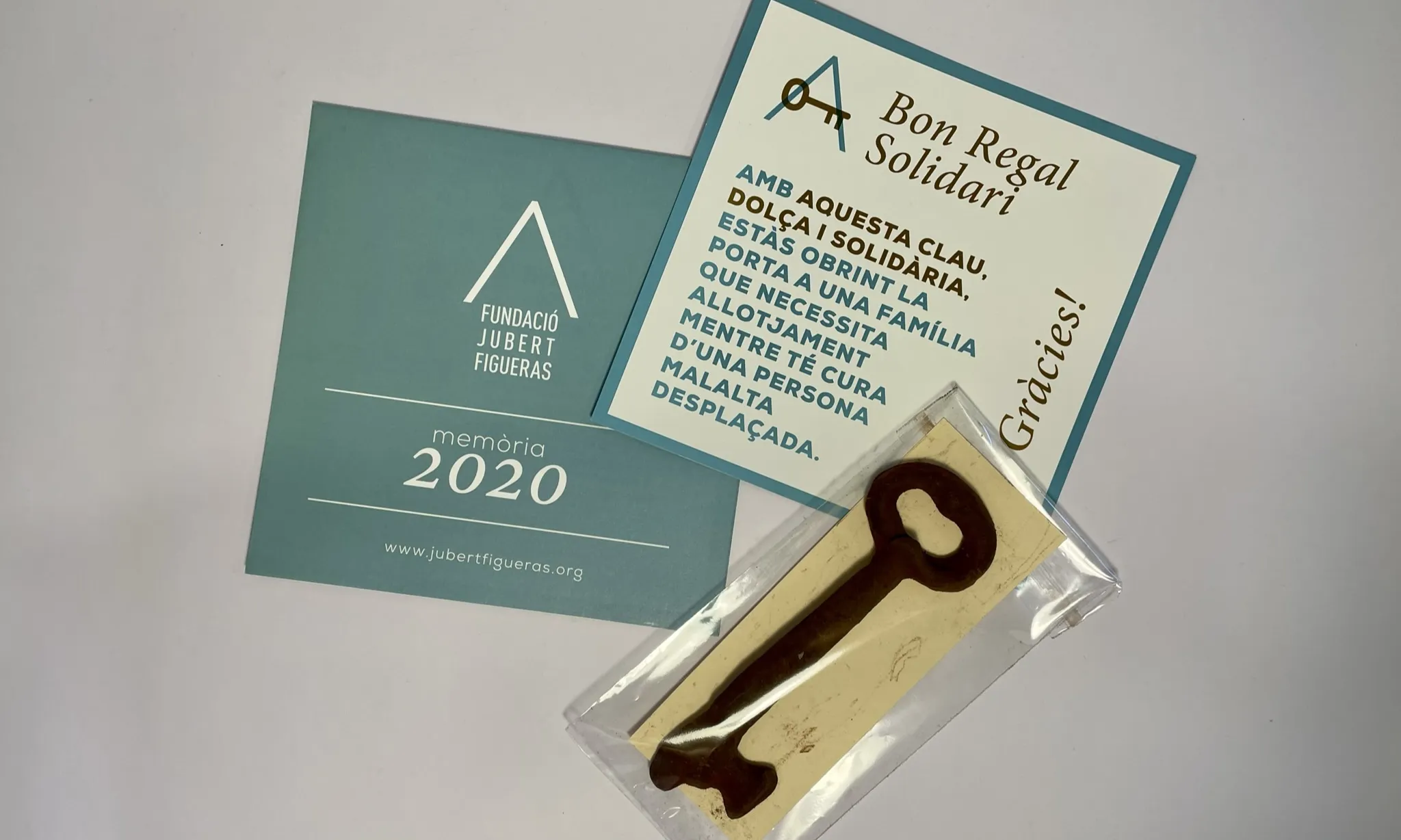 Cada clau de xocolata que aquest Nadal ven la Fundació Jubert Figueras servirà per pagar una nit d’allotjament a qui cuida una persona malalta.