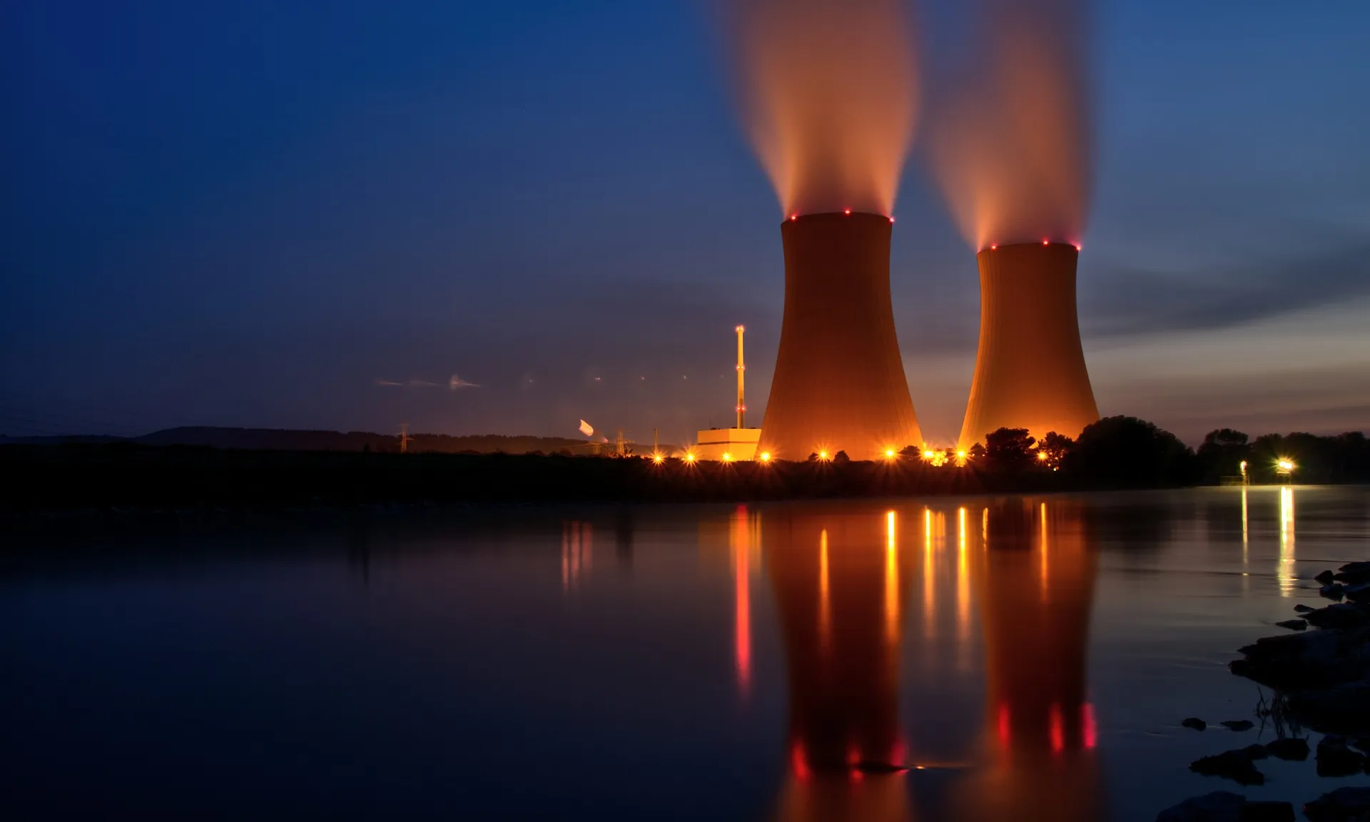 La central nuclear de Grohnden és una de les tres plantes que van tancar a finals de 2021 a Alemanya.