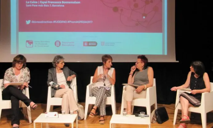 Un moment d'una jornada organitzada per la Xarxa de Dones Directives i Professionals de l'Acció Social i la Diputació de Barcelona en una imatge d'arxiu.
