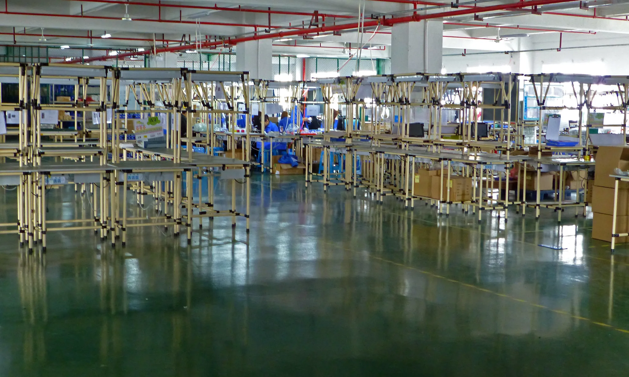 Una fàbrica electrònica a Guangdong, a la Xina.