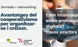 Cartell de la formació sobre com intercooperar entre professionals digitals