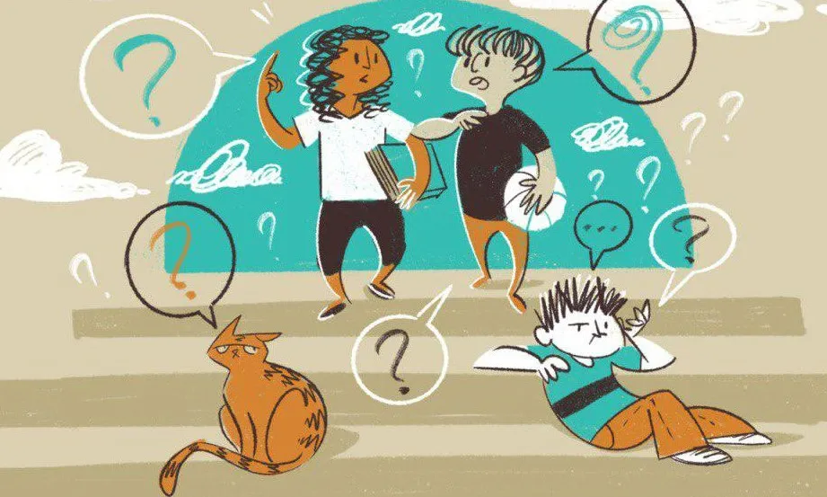 Il·lustració del cicle de lectura creativa i filosòfica per a infants Filó que es duu a terme al Centre Cívic El Sortidor.
