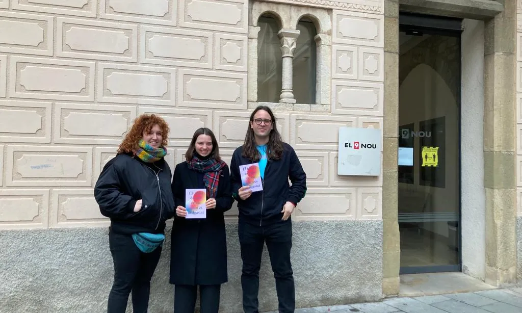 Raquel Santanera, Ingrid Mas i Jordi Cuesta, l'equip de La Malgastada, d'esquerra a dreta.