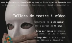 Cartell dels taller de teatre i vídeo d'ACTin'YouTH. Font: Colectic.