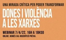 Webinar "Dones i violència a les xarxes" 