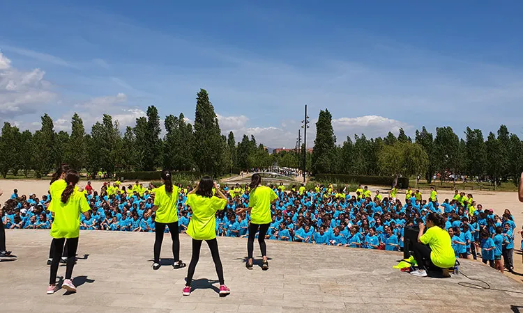 Imatge del ball de cloenda de l'edició de 2019 dels Jocs Cooperatius.