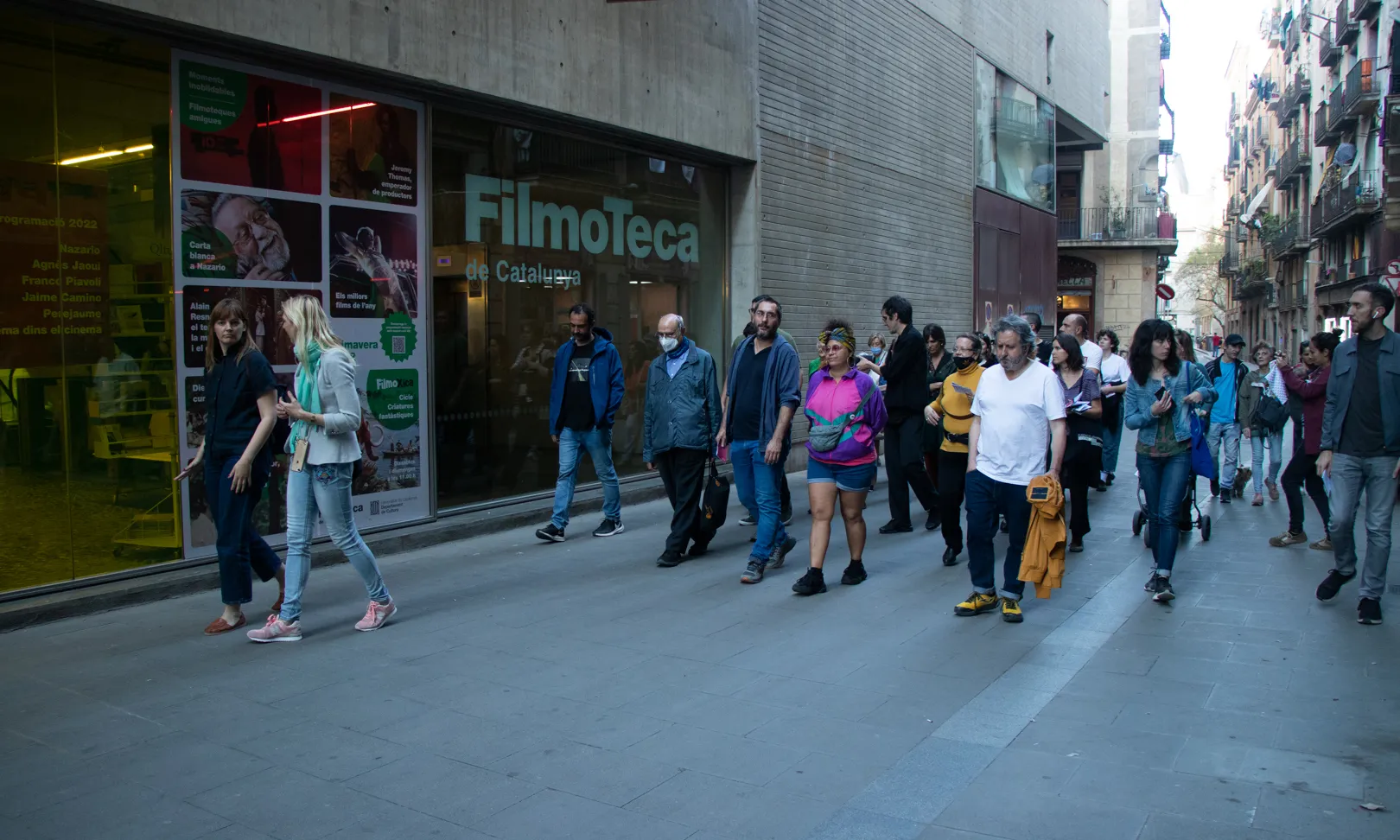 Les participants de la ruta guiada que es va fer l'11 de maig.