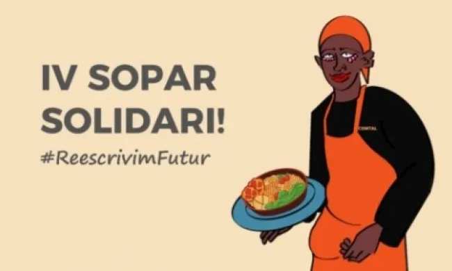 Cartell del IV Sopar Solidari. Font: Fundació Comtal