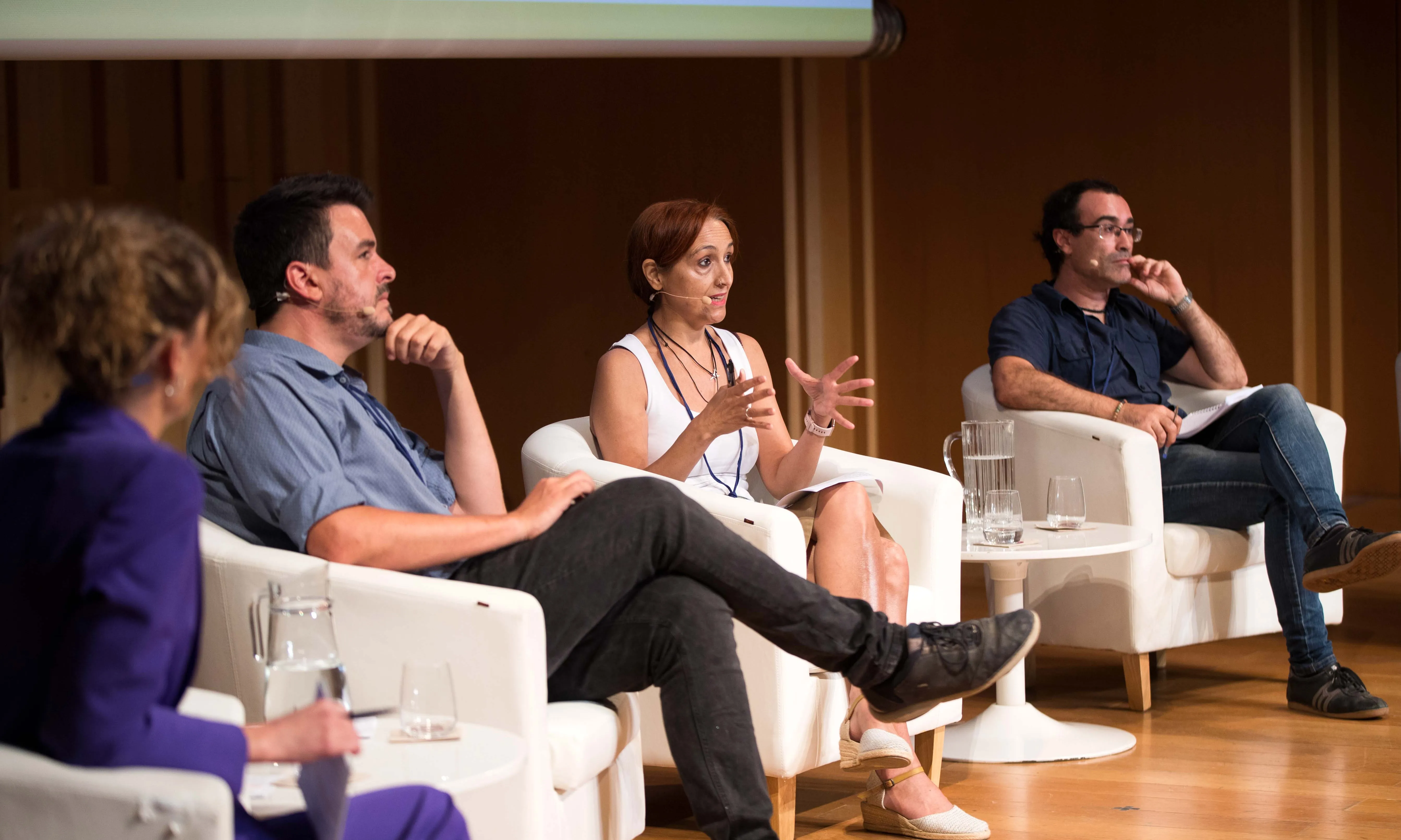 Helena Maleno, fundadora de Caminando Fronteras, al 7è Congrés del Tercer Sector Social de Catalunya.